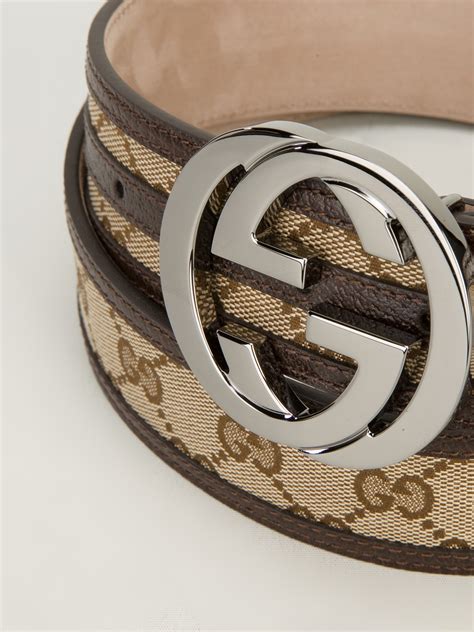 gucci mens brown logo belt 80s|gucci belt thin vs thick.